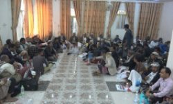 مشايخ ووجهاء مقبنة بتعز يؤكدون الحرص على تحرير مناطق المحافظة