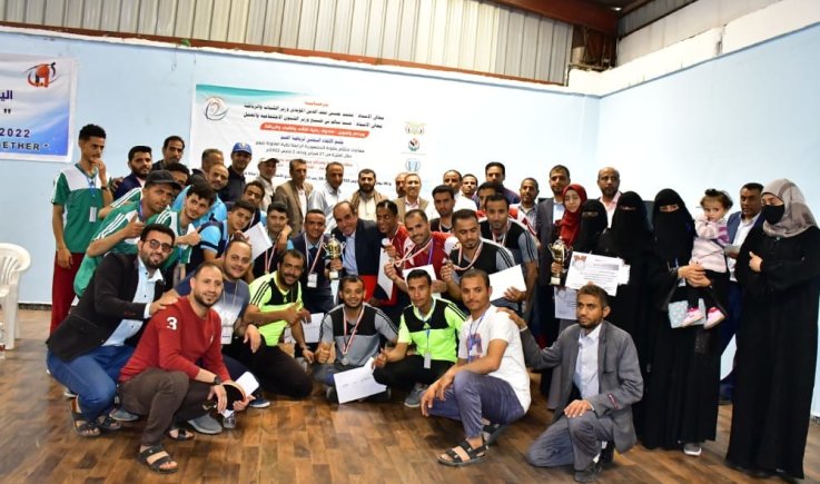 تكريم أبطال بطولة الجمهورية الرابعة لكرة الطاولة للصم بصنعاء