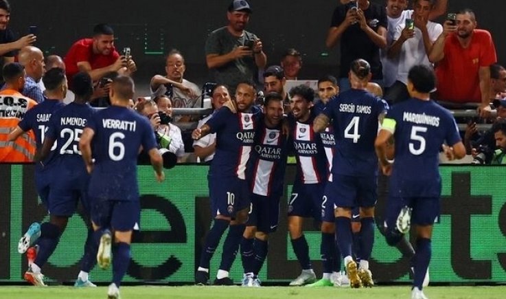 باريس سان جرمان يتوج بلقب كأس الأبطال الفرنسية بفوزه على نانت برباعية نظيفة