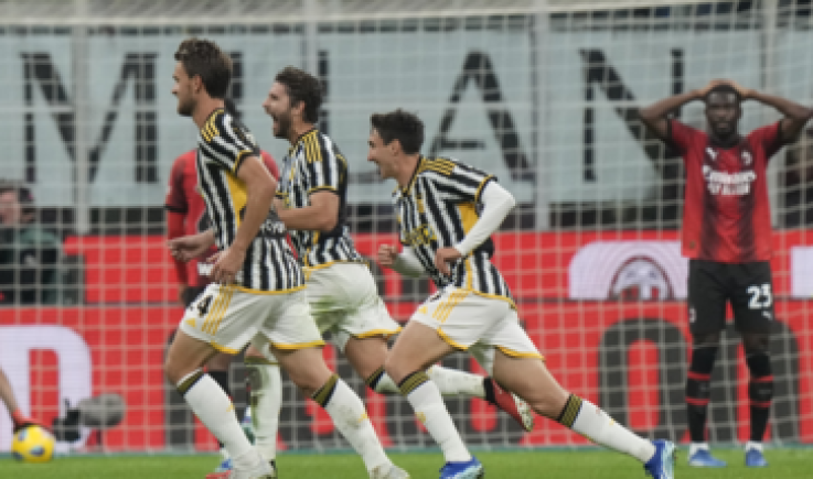 الدوري الإيطالي: يوفنتوس يهزم ميلان بهدف وحيد في عقر داره
