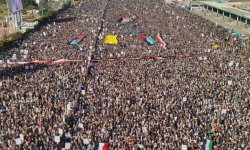 العاصمة صنعاء تشهد حشداً مليونيًا في مسيرة "الفتح الموعود والجهاد المقدس"