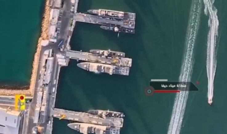 "هُدهُد" حزب الله تصوّر المناطق الحساسة والعسكرية بميناء حيفا الصهيوني