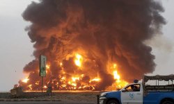 عدوان امريكي بريطاني يستهدف مديرية باجل
