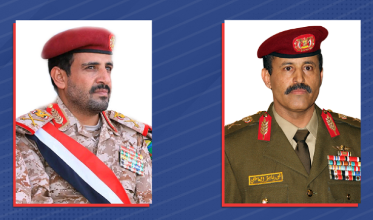 وزير الدفاع ورئيس هيئة الأركان يهنئان الرئيس المشاط بذكرى المولد النبوي