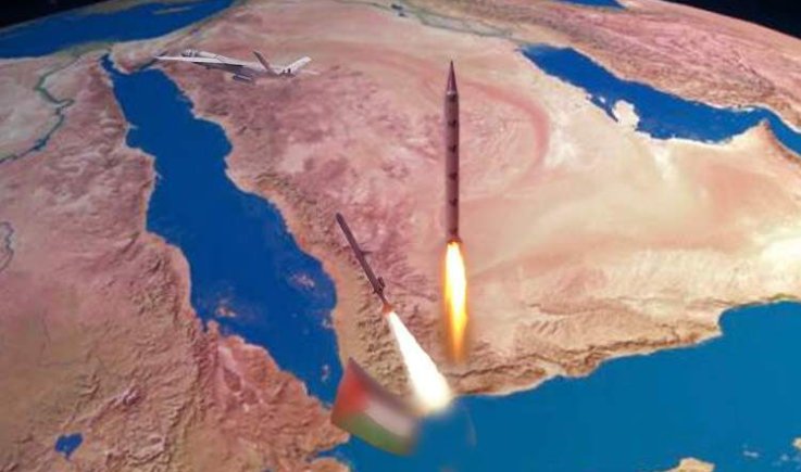  اليمن يستهدف عمق الكيان بدفعة من الصواريخ