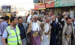 قحيم والشغدري يتفقدان سير العمل بعدد من مشاريع الطرق في الضالع