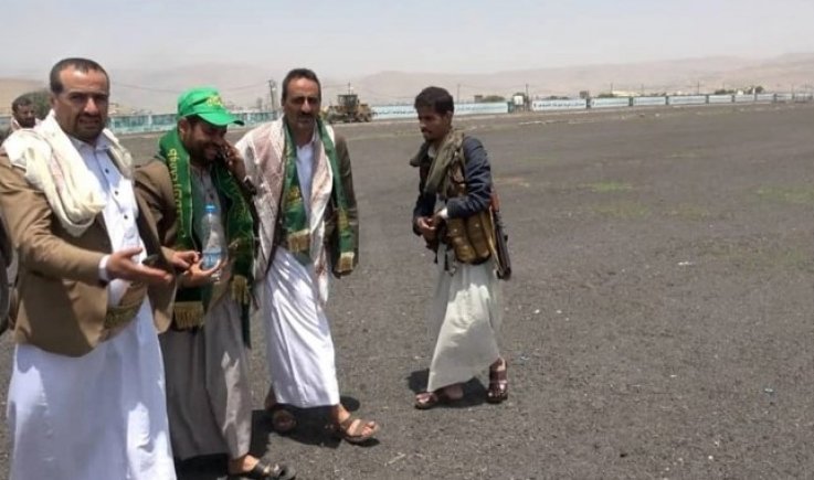 تفقد سير العمل في تجهيز ساحة الرسول الأعظم بمركز محافظة عمران