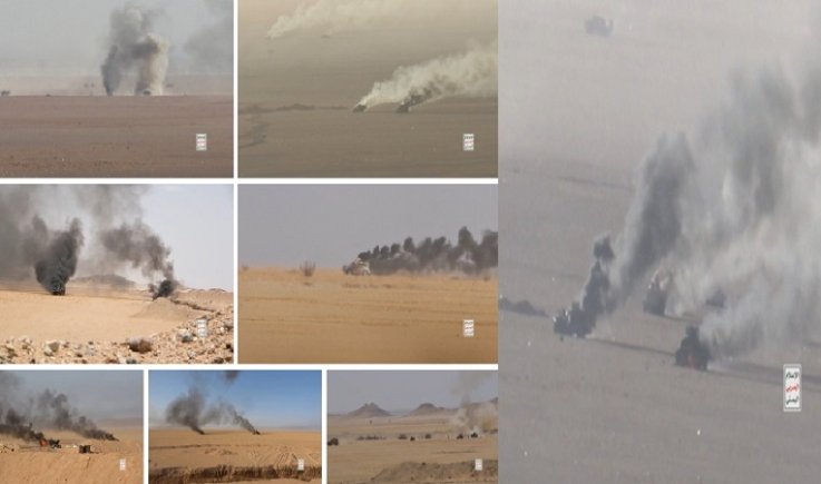 صحراء الجوف تبتلع تحشيدات العدو السعودي